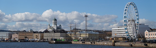 výhled na Helsinky