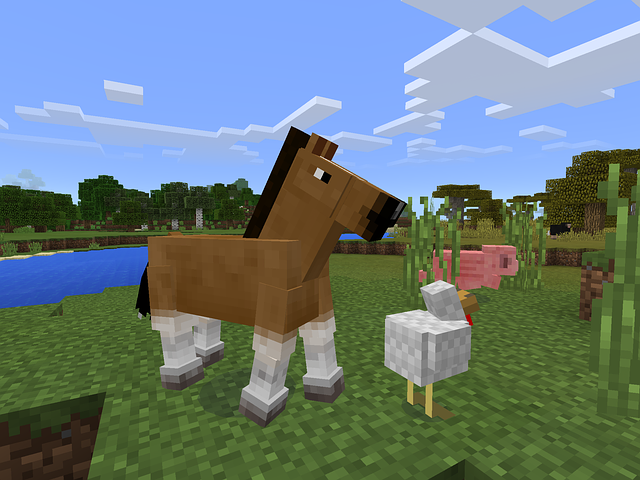 minecraft zvířata
